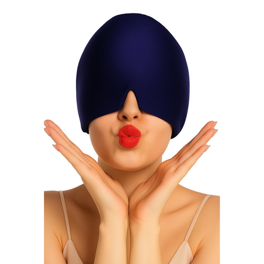 MEDİDİVA® Mıgren Ve Baş Ağrısı Giderici Şapka, Çift Katmanlı Soğuk Ve Sıcak Terapi Medikal Jel